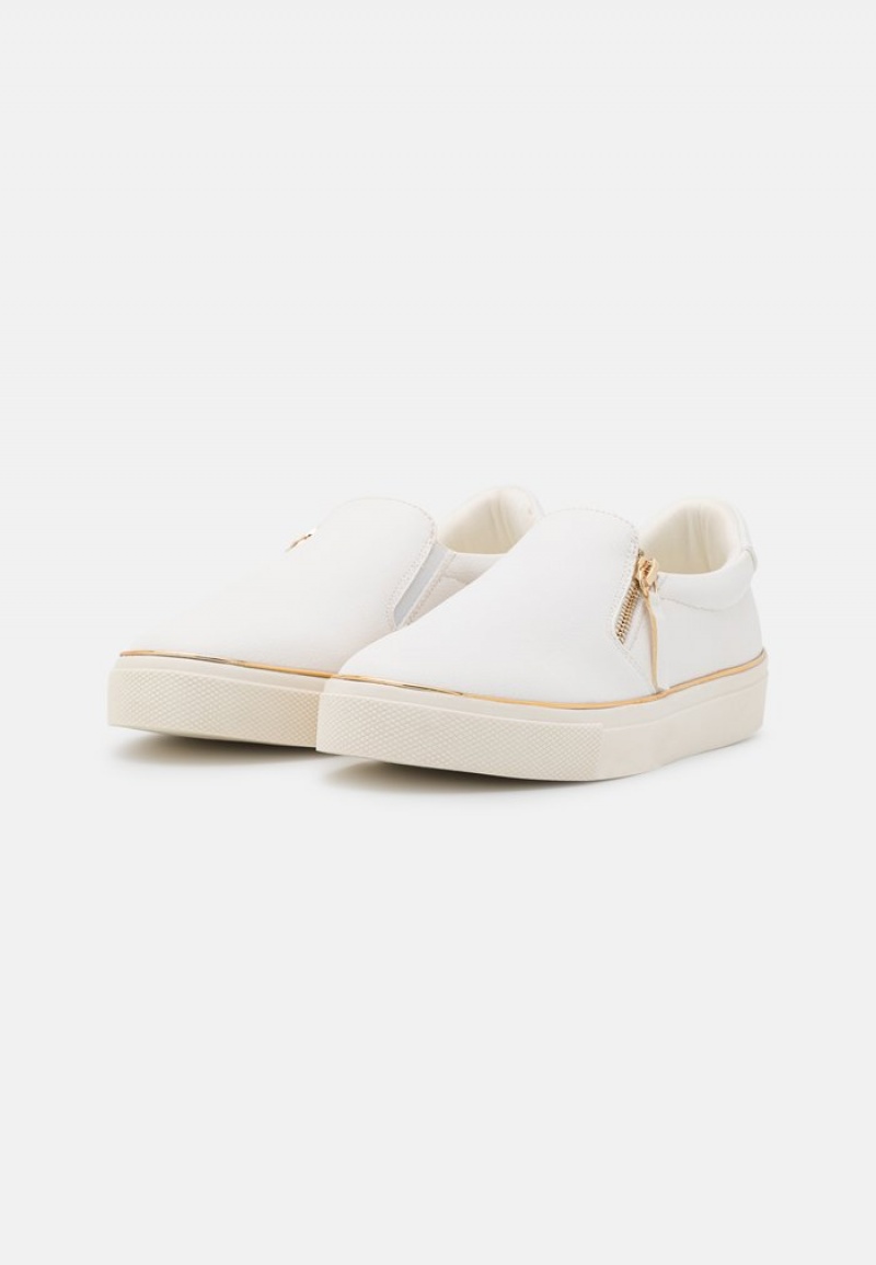 Anna Field Discount Mukavuus Slip-Ons Naisten Matalat Kengät Valkoinen | FI-4912658-WD