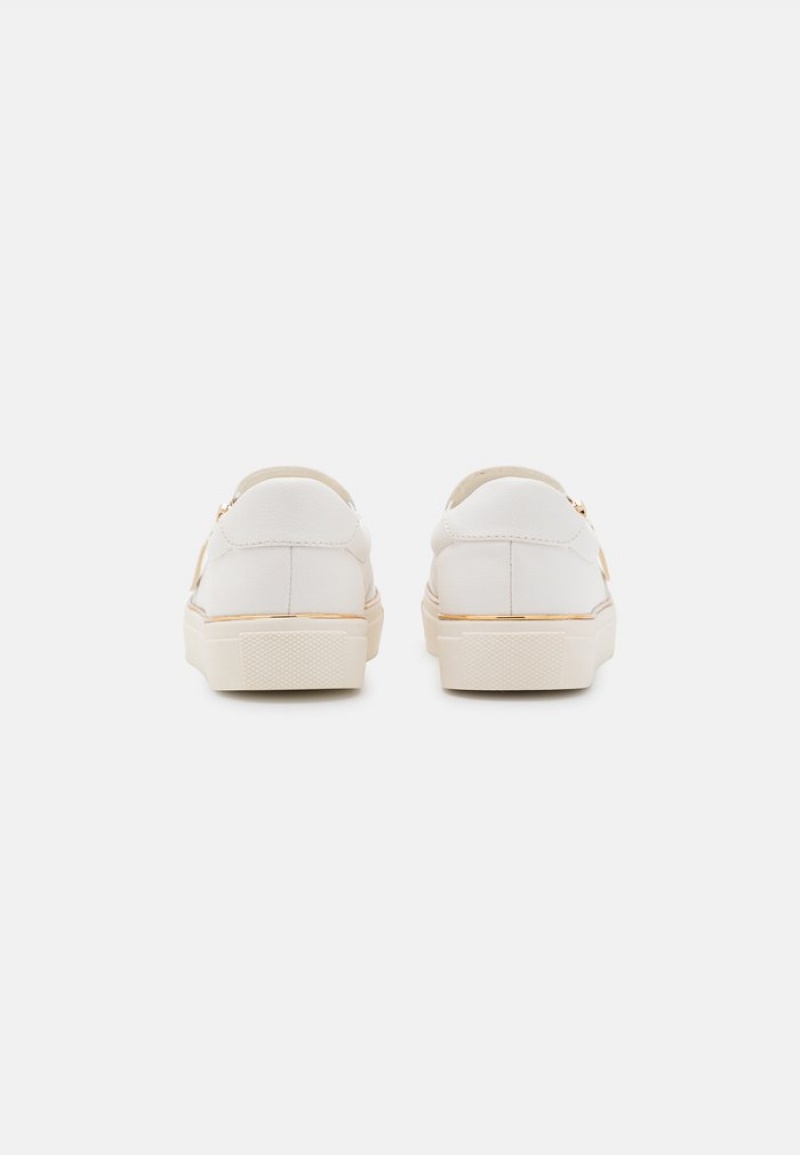 Anna Field Discount Mukavuus Slip-Ons Naisten Matalat Kengät Valkoinen | FI-4912658-WD