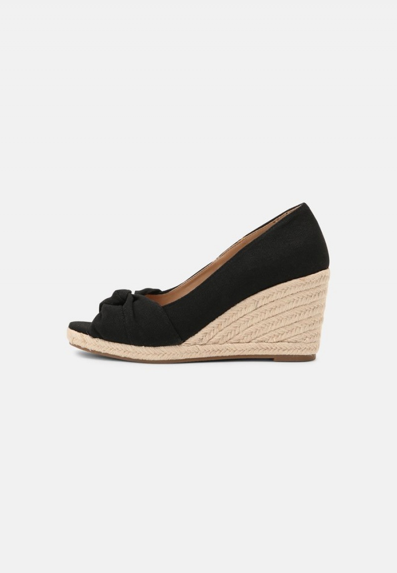 Anna Field Discount Wedges Naisten Korkokengät Mustat | FI-7514280-LS