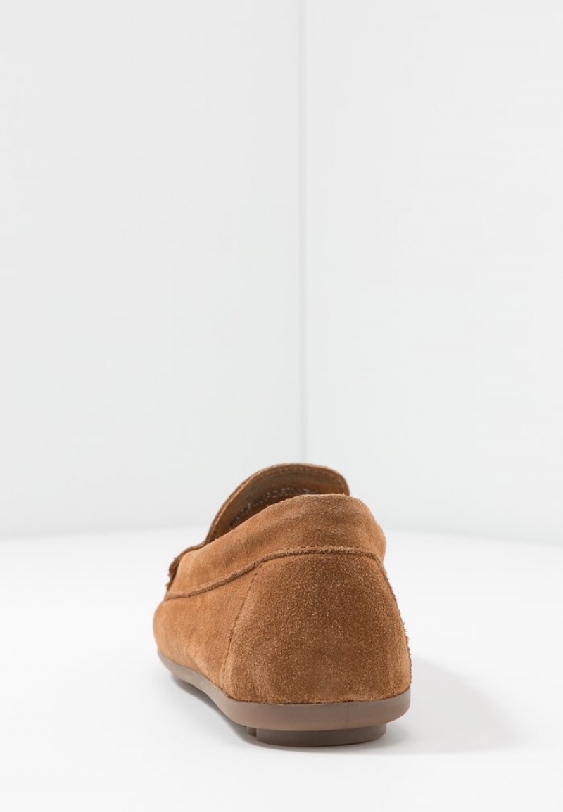 Anna Field Flash Sale Leather Moccasins Naisten Matalat Kengät Ruskea | FI-9163274-FT