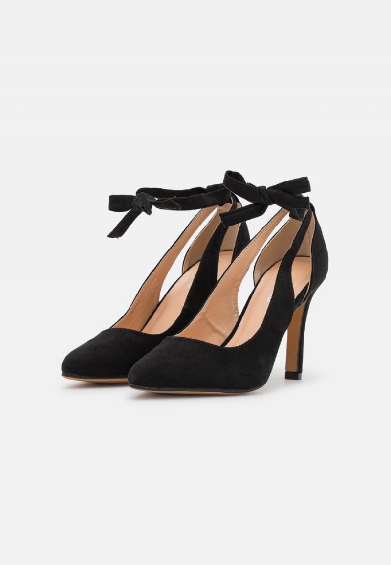 Anna Field Flash Sale Pitsi-Up Heels Naisten Korkokengät Mustat | FI-4287056-DO