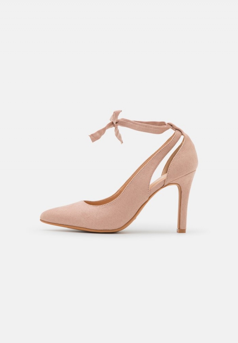 Anna Field Flash Sale Pitsi-Up Heels Naisten Korkokengät Vaaleanpinkki | FI-3874516-XO