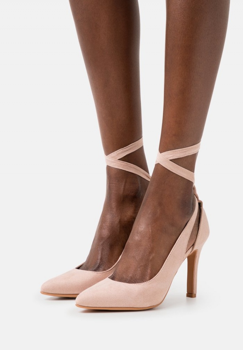 Anna Field Flash Sale Pitsi-Up Heels Naisten Korkokengät Vaaleanpinkki | FI-3874516-XO