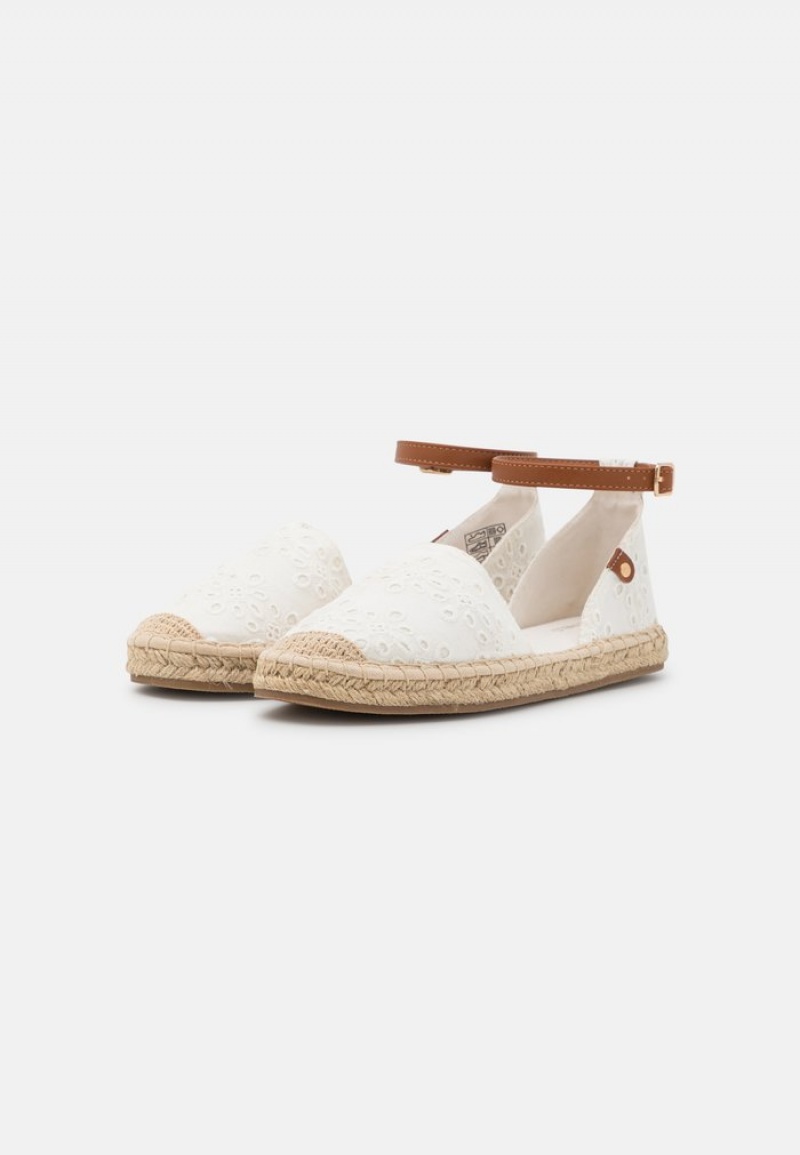 Anna Field Hot Sale Espadrilles Naisten Matalat Kengät Valkoinen | FI-7943810-YI