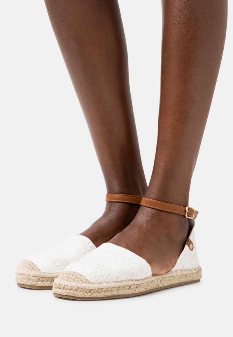 Anna Field Hot Sale Espadrilles Naisten Matalat Kengät Valkoinen | FI-7943810-YI