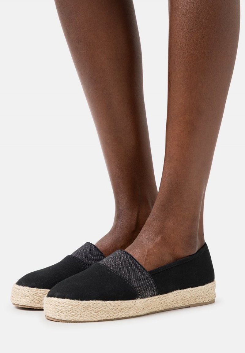 Anna Field Hot Sale Espadrilles Naisten Matalat Kengät Mustat | FI-6498327-XJ