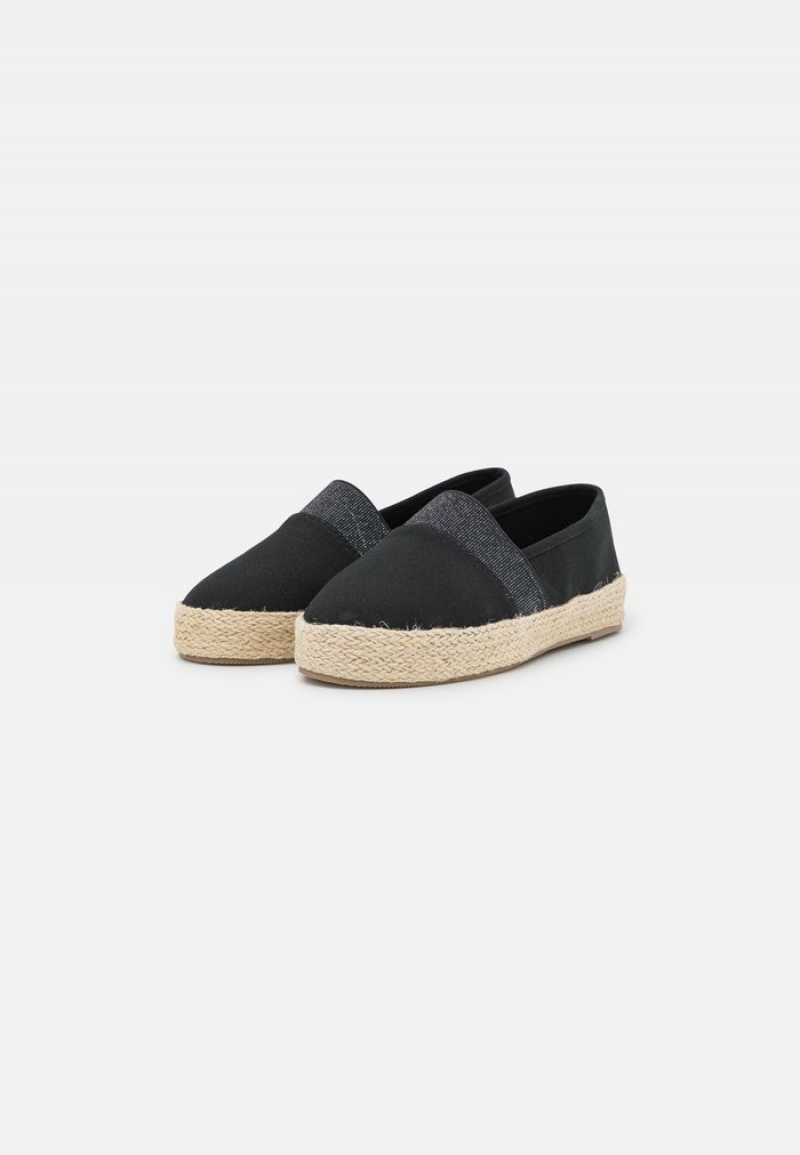 Anna Field Hot Sale Espadrilles Naisten Matalat Kengät Mustat | FI-6498327-XJ