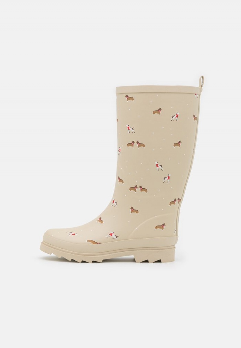 Anna Field New Wellies Naisten Saappaat Beige | FI-8193527-FZ