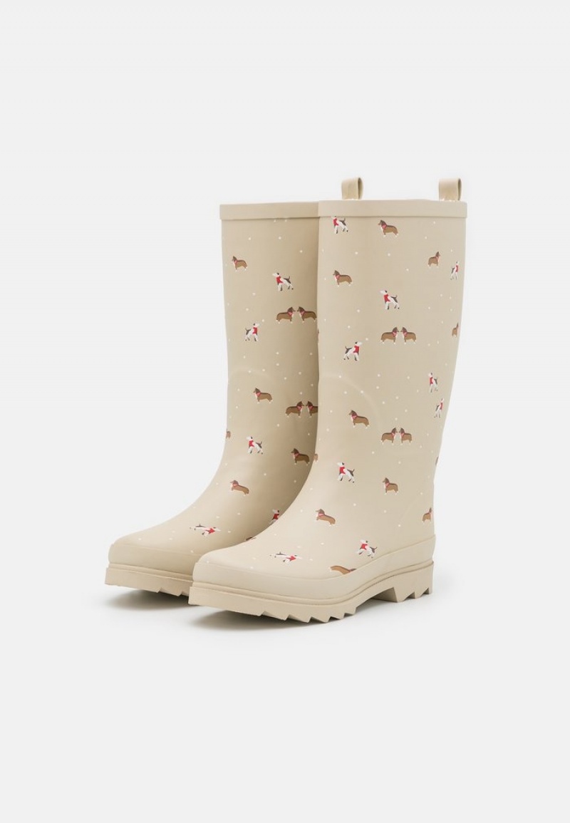 Anna Field New Wellies Naisten Saappaat Beige | FI-8193527-FZ