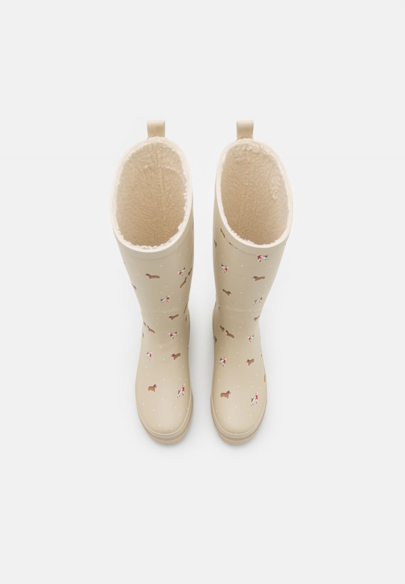 Anna Field New Wellies Naisten Saappaat Beige | FI-8193527-FZ