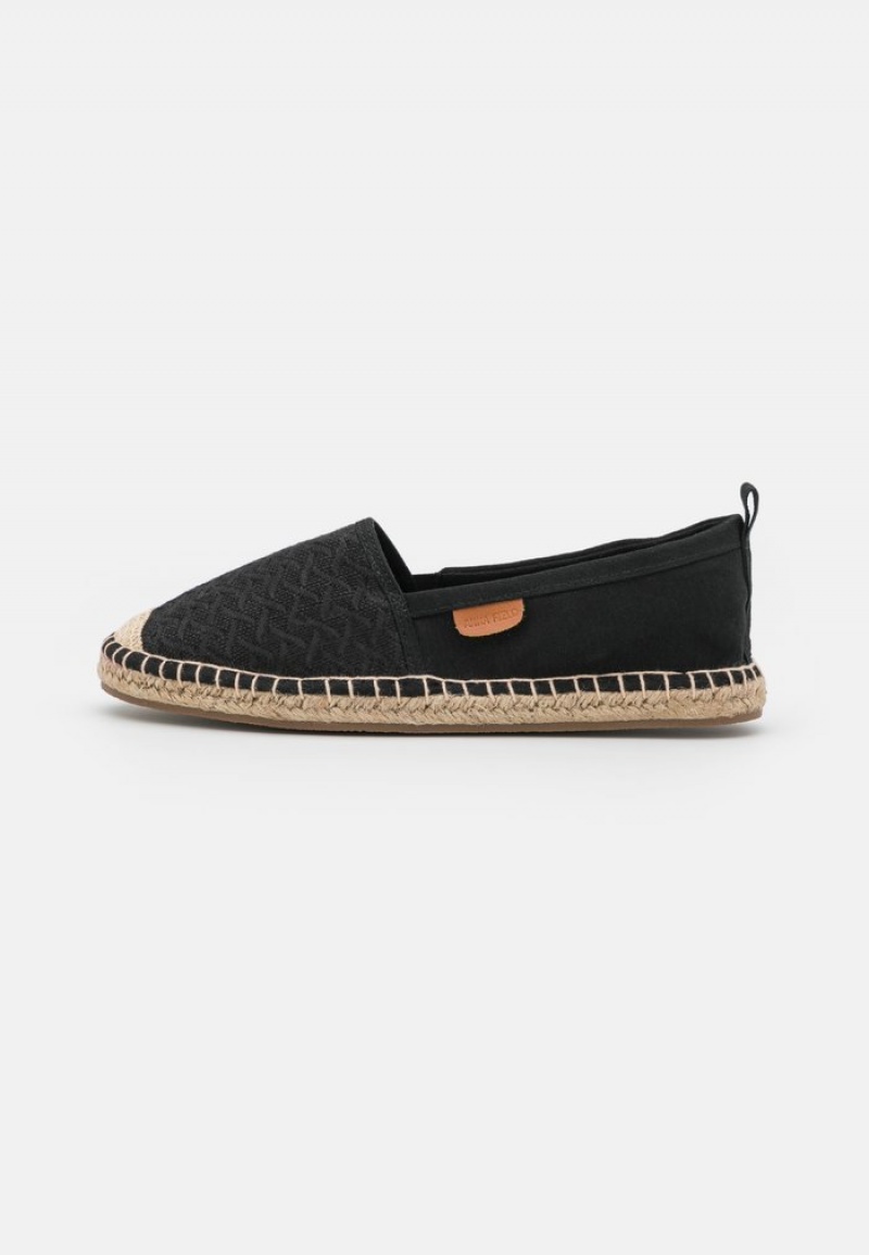 Anna Field Outlet Espadrilles Naisten Matalat Kengät Mustat | FI-2314869-YI