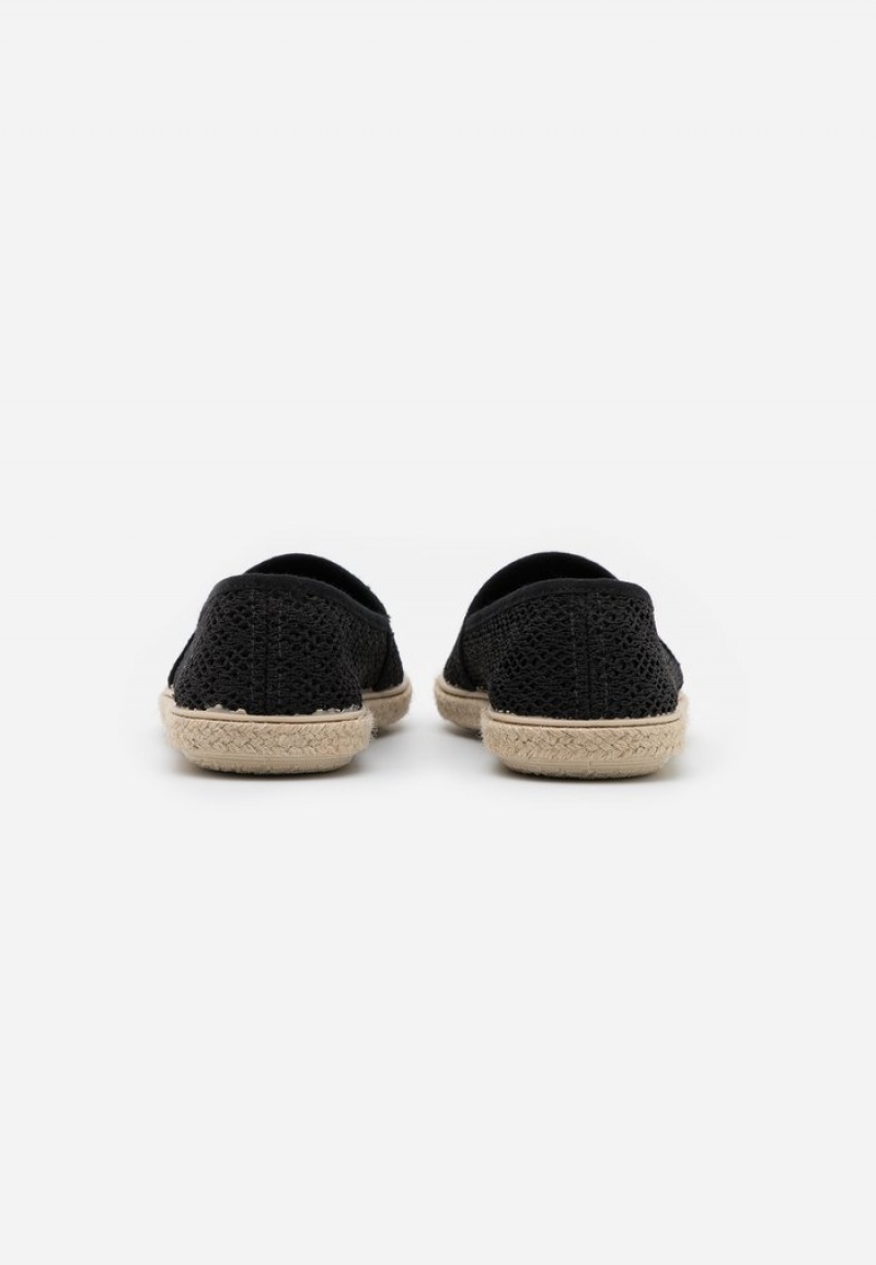 Anna Field Outlet Espadrilles Naisten Matalat Kengät Mustat | FI-6407582-OJ