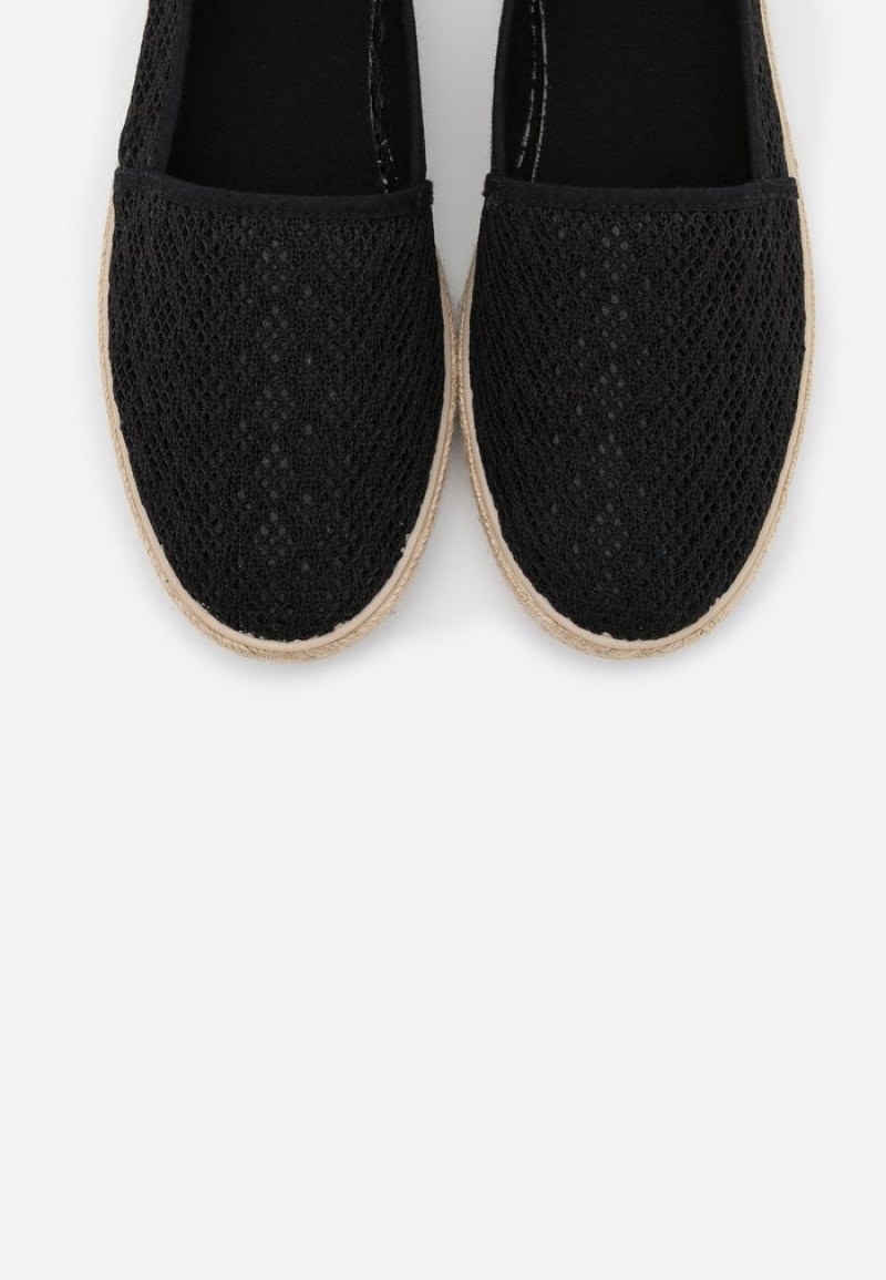 Anna Field Outlet Espadrilles Naisten Matalat Kengät Mustat | FI-6407582-OJ