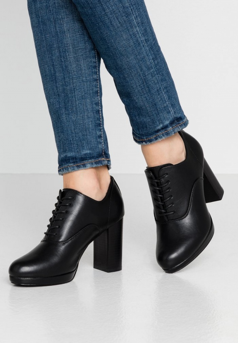 Anna Field Promo High Korko Ankle Boots Naisten Korkokengät Mustat | FI-2538601-SD