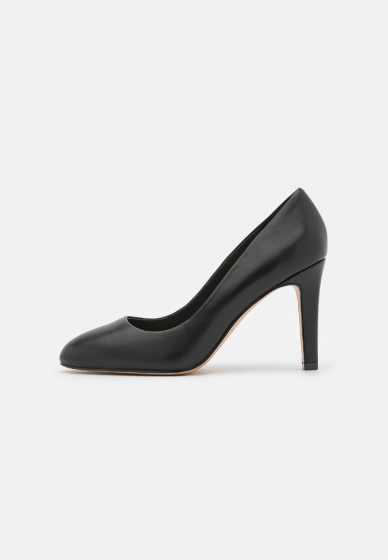 Anna Field Promo Leather Classic Heels Naisten Korkokengät Mustat | FI-7098251-ZC