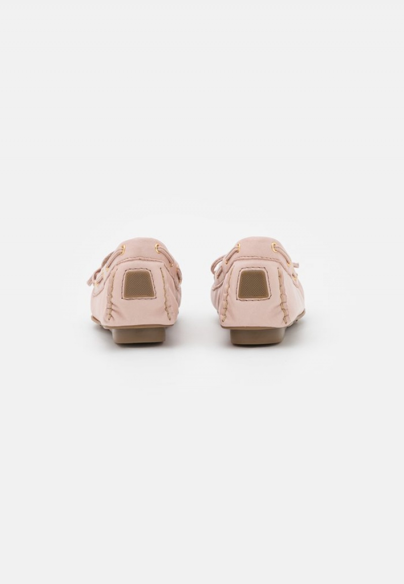 Anna Field Promo Leather Moccasins Naisten Matalat Kengät Pinkki | FI-4035862-HF