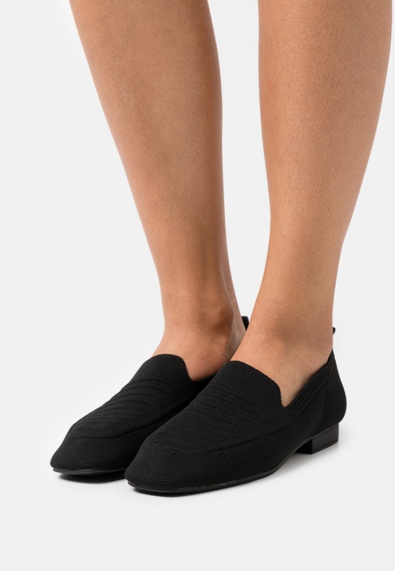 Anna Field Top 10 Mukavuus Slip-Ons Naisten Matalat Kengät Mustat | FI-7256801-DM