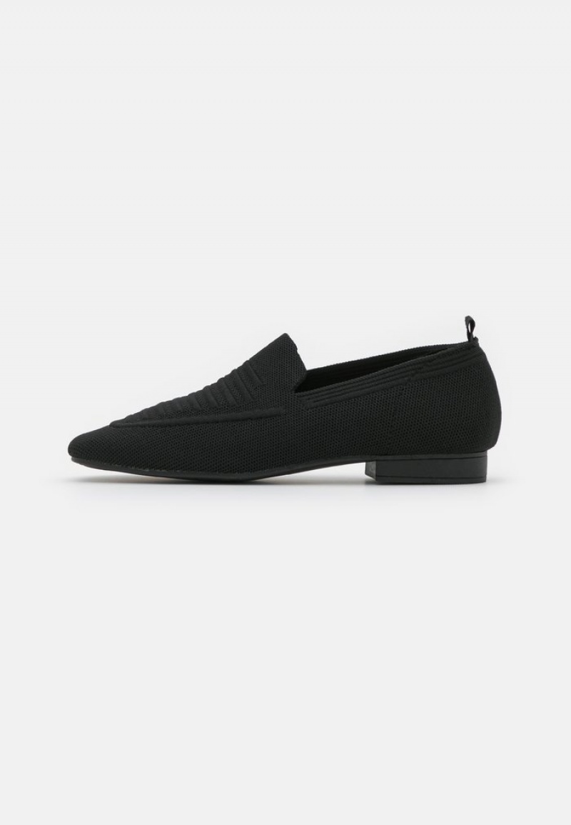 Anna Field Top 10 Mukavuus Slip-Ons Naisten Matalat Kengät Mustat | FI-7256801-DM