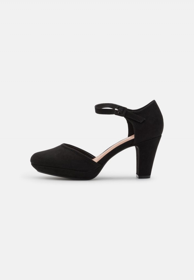 Anna Field Top 10 Platform Heels Naisten Korkokengät Mustat | FI-9346728-QS