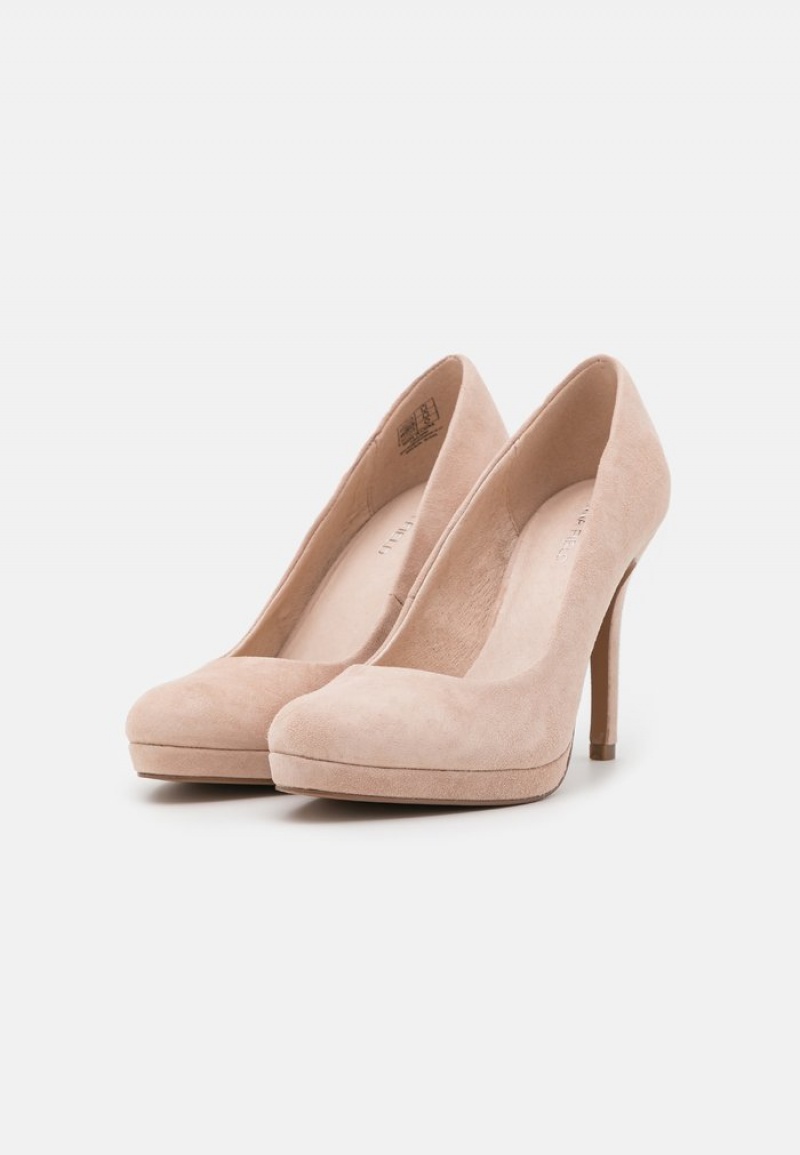 Anna Field Wholesale Leather Classic Heels Naisten Korkokengät Vaaleanpinkki | FI-5168730-QU