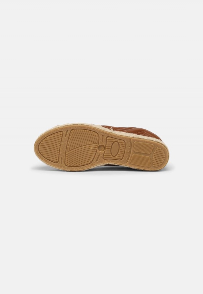 Anna Field Wholesale Leather Espadrilles Naisten Matalat Kengät Ruskea | FI-8062149-YF