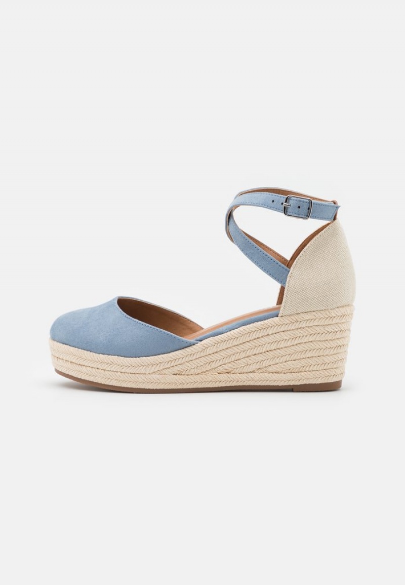 Anna Field Wholesale Mukavuus Platform Heels Naisten Korkokengät Vaaleansininen | FI-3564917-OM