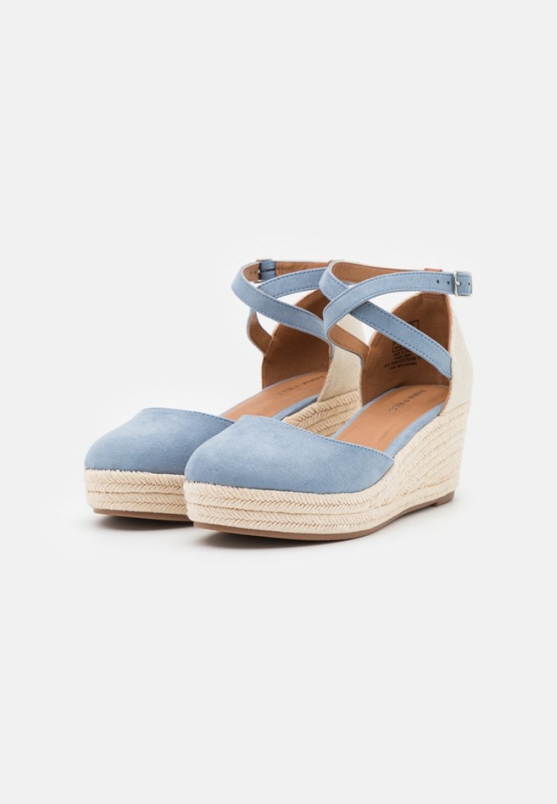 Anna Field Wholesale Mukavuus Platform Heels Naisten Korkokengät Vaaleansininen | FI-3564917-OM