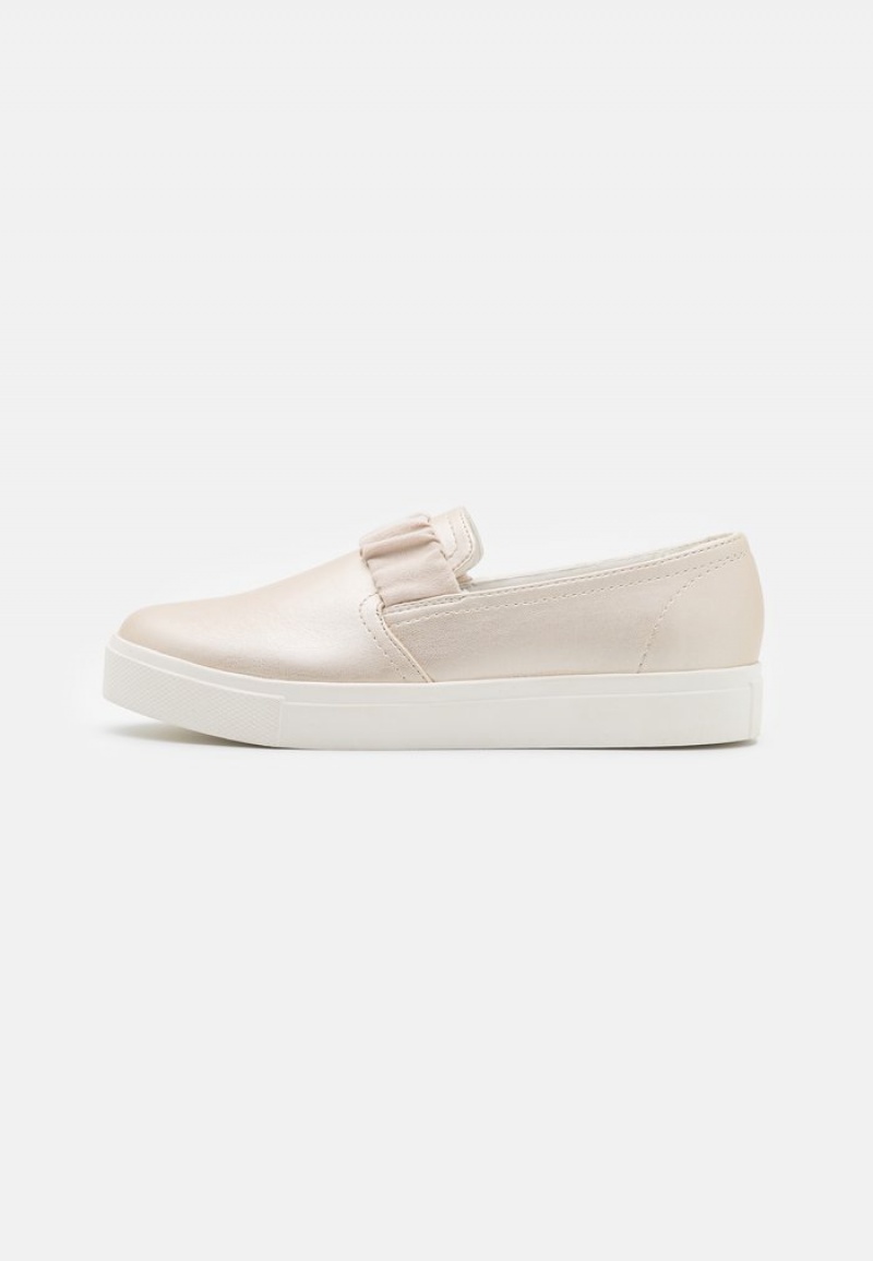 Anna Field Wholesale Slip-Ons Naisten Matalat Kengät Kultaiset | FI-3902146-SV