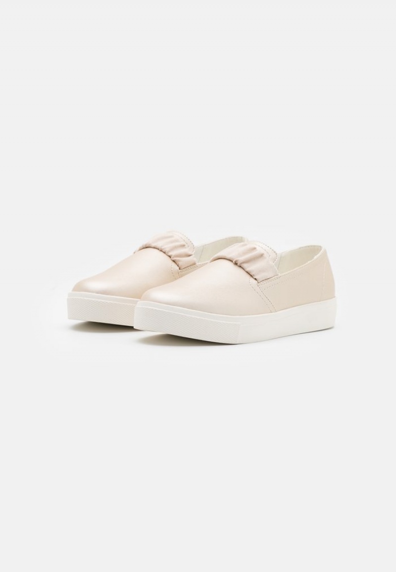 Anna Field Wholesale Slip-Ons Naisten Matalat Kengät Kultaiset | FI-3902146-SV